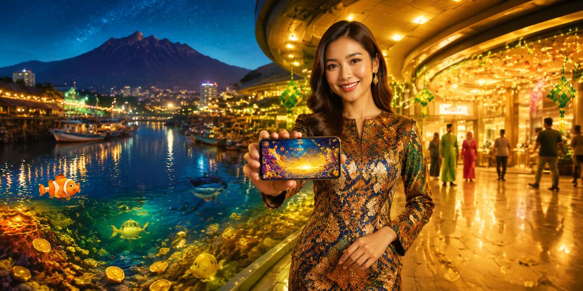 Permainan memancing Sabah dengan rekaan batik dalam aplikasi v2043